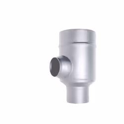 Tubo coassiale INOX elemento sdoppiatore diametro 80/130 CE in acciaio 316 per stufa pellet. Made in Italy. Canna fumaria coa ...