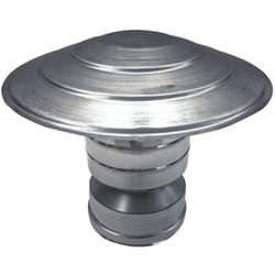 Canna fumaria parete doppia coibentata inox terminale cappello cinese aria dn 100/120