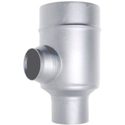 Canna fumaria tubo coassiale inox elemento sdoppiatore d. 80/125 ce stufa pellet Made in Italy
