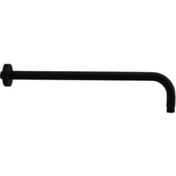 MBM - Braccio doccia round tondo nero cm 40 bagno