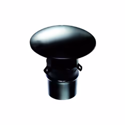 Terminale nero cappello cinese maschio tubo 80 mm in acciaio inox verniciato nero canna fumaria pelletelemento in acciaio ino ...