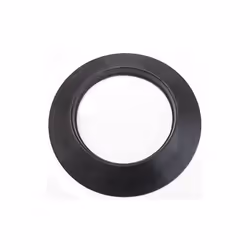 Rosone nero in silicone DN 80 mm d. esterno 140 mm. canna fumaria.