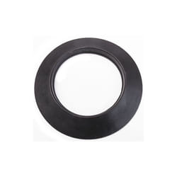Rosone nero in silicone dn 80 mm d. esterno 140 mm. canna fumaria pellet