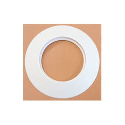 Rosone bianco in silicone dn 80 mm d. esterno 140 mm. canna fumaria pellet