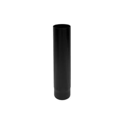 Canna fumaria Tubo 1 mt. DN 150 smaltato nero 600 gradi stufa legna CE Made in Italy