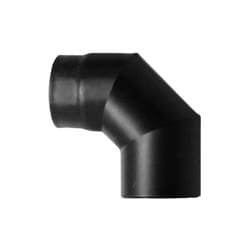 Curva 90 dn 130 smaltato 600 gradi stufa a legna ce Made in Italy