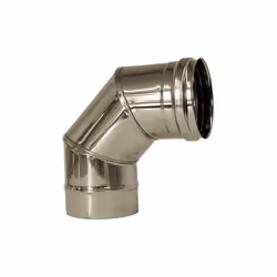 Curva di 90 canna fumaria Dn 350. Tubo in acciaio inox 316 parete semplicele. Le curve di 90 vengono utilizzate per eseguire ...