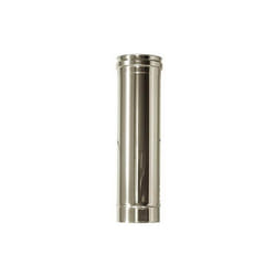 MBM - Canna fumaria dn 100 1 mt l 1000mm tubo acciaio inox 316.