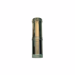 Elemento telescopico da 55 a 94 cm. canna fumaria Dn 150. Tubo in acciaio inox 316 parete semplice. Elemento da utilizzare ne ...