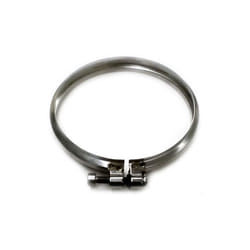 Fascetta di bloccaggio canna fumaria dn 200 tubo acciaio inox 316