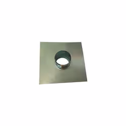 Piastra + tronchetto passante Dn 80. La piastra con tronchetto viene usata per il passaggio soletta o per sostegno a soffitto ...