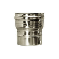 Raccordo caldaia canna fumaria DN 160 tubo acciaio inox 316