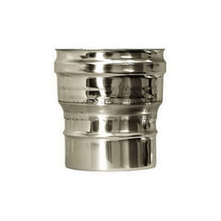 Raccordo caldaia canna fumaria DN 180 tubo acciaio inox 316
