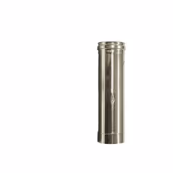 Elemento fumi canna fumaria a parete doppia inox DN 100/150. Elemento da utilizzare per poter rilevare la temperatura dei fum ...