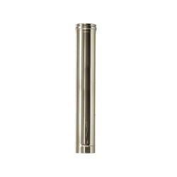 Canna fumaria parete doppia coibentata inox dn 300/350 l 1 mt