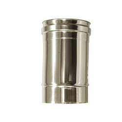 Canna fumaria parete doppia coibentata inox dn 130/180 l 0,25 mt