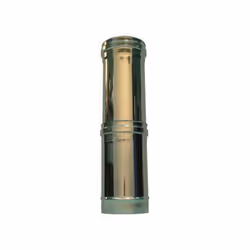 Elemento telescopico da 55 a 94 cm. canna fumaria a parete doppia inox DN 150/200. Elemento da utilizzare nei casi in cui sia ...