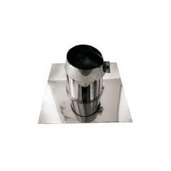 Canna fumaria parete doppia coibentata inox faldale tetti piani dn 180/230