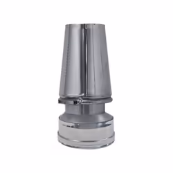 Terminale cappello conico canna fumaria a parete doppia inox DN 130/180. Il cappello tronco conico è un terminale della canna ...