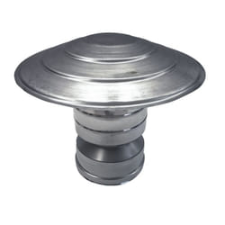Canna fumaria parete doppia coibentata inox terminale cappello cinese dn 100/150