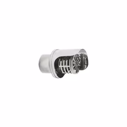 Cappello terminale scarico fumi a parete inox DN 100mm con parapioggiadiametro 100 mm maschio : è un terminale orizzontale in ...