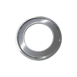 Rosone tondo canna fumaria stufa caldaia pellet acciaio inox d. 100 mm.