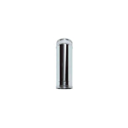 Canna fumaria parete doppia coibentata aria inox dn 100/120 l 0,5 mt.