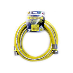 Tubo flessibile gas cucina 1,5 mt 1/2" EN 14800 UNICOOKER M/F CE EN 14800 L 150 cm