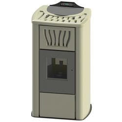 Cola THERMO POWER 30 S Libera installazione Pellet Avorio
