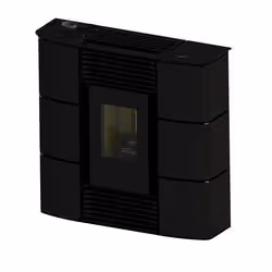Cola Sprint, Libera installazione, Nero, Ghisa, Acciaio, 15 kg, Pulsanti, Pellet
