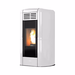 Cola Charme Ductable, Libera installazione, Bianco, 25 kg, Pulsanti, Italia, Pellet