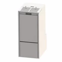 Cola Aqua Plus 23, Libera installazione, Bianco, Ghisa, Acciaio, 40 kg, CE, EN 14785, BlmSchV2, 15a B-VG, Pellet