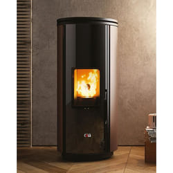 Cola Elegant Ermetica Libera installazione Pellet Marrone