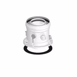 Kit attacco verticale coassiale 100/60 Ferroli 041083X0 Kit Attacco per tubo coassiale verticale. Diametro 100/60mm. Per cald ...
