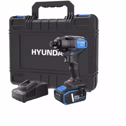 Kit valigetta avvitatore a impulsi a batteria Hyundai 230 Nm 20V 4Ah e caricabatterie - cod. 25862.L'Avvitatore a Impulsi a b ...