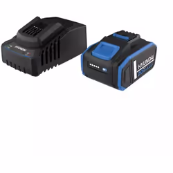 Kit caricabatterie singolo e batteria di ricambio Hyundai 20V 4Ah - cod.25899.Il pratico Starter Pack Hyundai 25899 include u ...