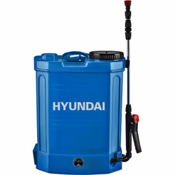 La pompa irroratrice a spalla 12 L a batteria 12 V Hyundai 25910 è un pratico spruzzatore, leggero e facile da utilizzare è p ...