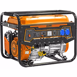 Vinco 60126, 5000 W, 230 V, 25 L, Benzina, 2 l/h, Manuale