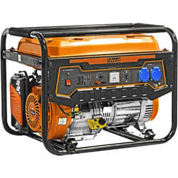 Vinco 60126 gruppo elettrogeno 5000 W 25 L Benzina Nero, Arancione