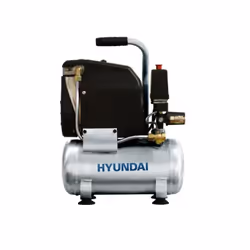 Il compressore 1,1 Kw Oil Free 6 L Hyundai 65603 è una macchina utensile adatta per l'utilizzo domestico ed hobbistico, perfe ...