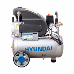 Compressore aria lubrificato Hyundai 24l 2hp - cod. 65650.Il compressore Hyundai lubrificato da 24 litri è la soluzione ideal ...