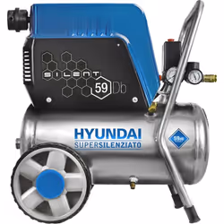 Compressore Hyundai adatto per lavori di meccanica, sia per quelli di manutenzione, per il gonfiaggio di pneumatici o per la ...