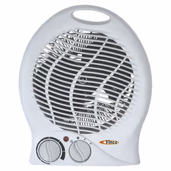 Vinco 70304, Riscaldatore ambiente elettrico con ventilatore, Tavolo, 2000 W, 1000 W, 230 V, 50 Hz
