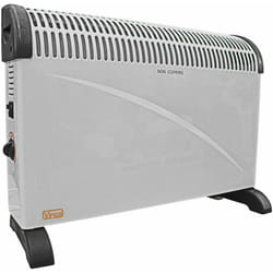 Vinco 70504 stufetta elettrica Interno Nero, Grigio 2000 W Stufa elettrica a convezione