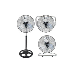 Ventilatore a piantana da tavolo e da parete 3 in 1 3 velocita' ø 45CM 90W 34532