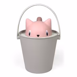 United Pets Crick Contenitore per la conservazione del cibo per animali domestici Plastica Grigio - Vista aggiuntiva 2