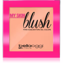 Blush in polvere con finitura opaca naturale ed effetto pelle fresca