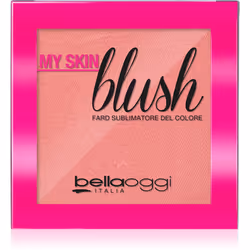 Blush in polvere con finitura opaca naturale ed effetto pelle fresca