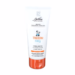 Triderm Baby Crema Lenitiva è una crema idratante per la pelle delicata dei neonati e bambini. Contiene burro di karité e pan ...