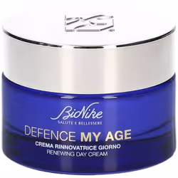 Crema idratante BioNike Defence My Age per ridonare elasticità e luminosità alla pelle matura, spenta e soggetta a stress e c ...